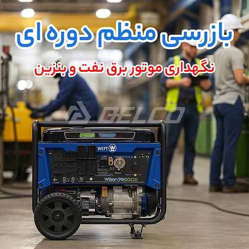 نگهداری موتور برق نفت و بنزین 